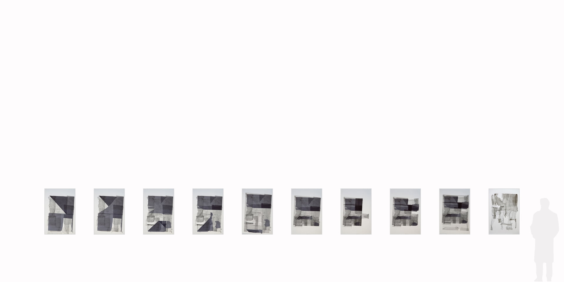 zuwendung; 10 Ausbelichtungen 64 × 96 cm