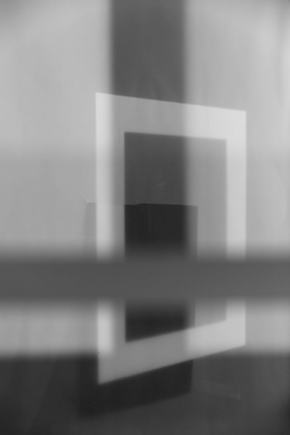 two windows; Ausbelichtung 40 &times; 60 cm