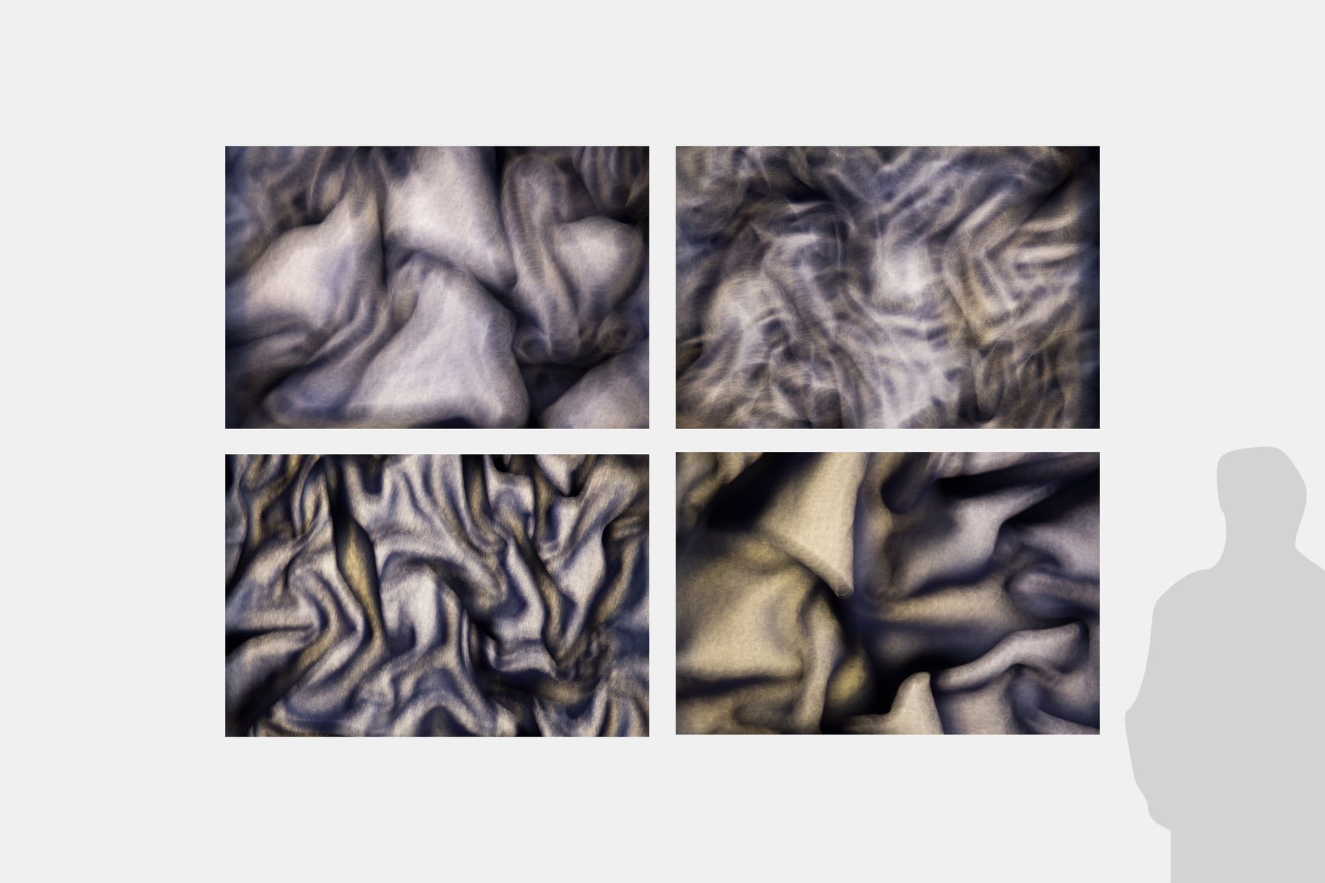 bewegungsschärfen gesamt; 4 Ausbelichtungen 64 &times; 96 cm